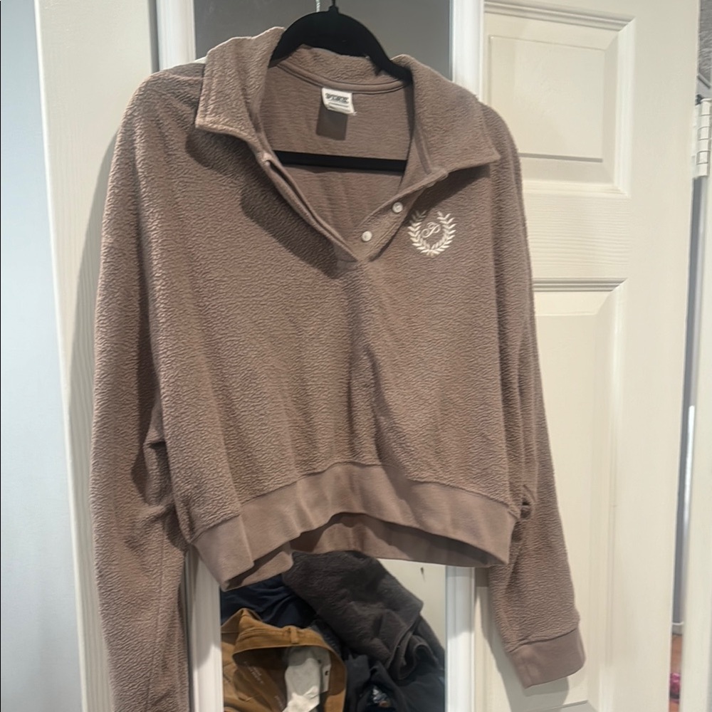 PINK Victoria's Secret Tan Pullover